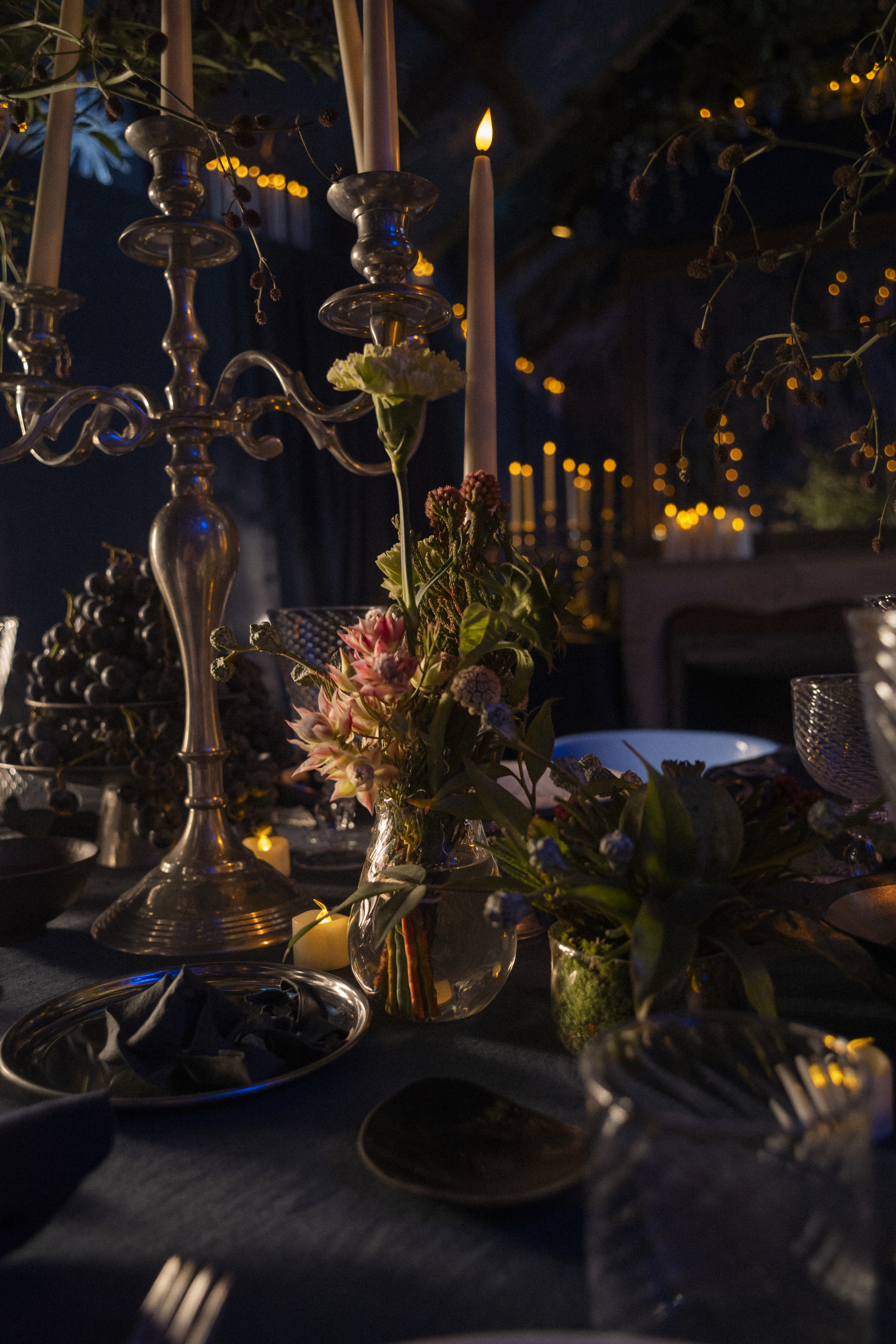Décor floral événementiel réalisé par Les Heures
